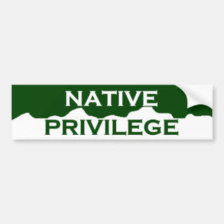 Autocollant De Voiture Colorado Native Privilege