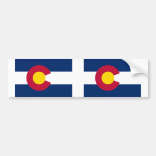 Autocollant De Voiture Colorado State flag