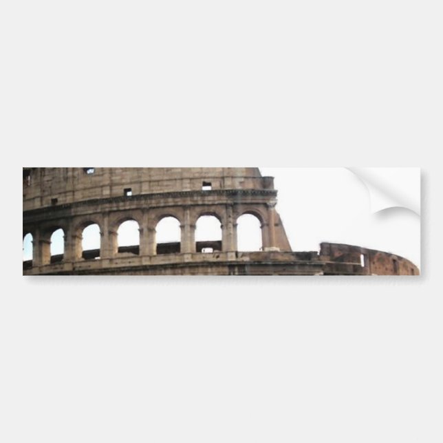Autocollant De Voiture Colosseum Italien Photo Voyage (Devant)