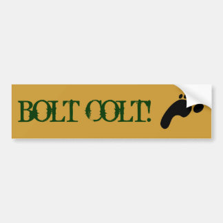 AUTOCOLLANT DE VOITURE COLT DE BOULON !