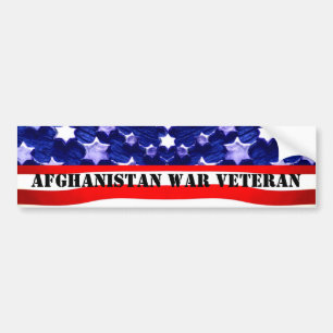 Autocollant De Voiture Combattant de l'Afghanistan Bumpersticker