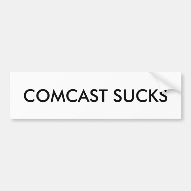 Autocollant De Voiture comcast suce (Devant)