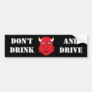 AUTOCOLLANT DE VOITURE COMMANDE DES BOISSONS N