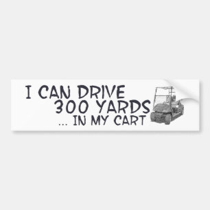 Autocollant De Voiture Commande jouante au golf