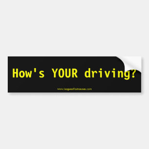 Autocollant De Voiture "Comment est mon entraînement ?" adhésif pour