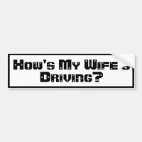 Comment ma femme conduit