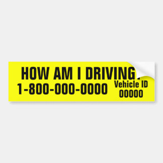 Autocollant De Voiture Comment suis je conduisant l'adhésif pour