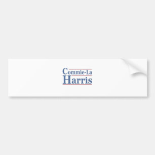 Autocollant De Voiture Commie-La Harris 2024 Funny Anti Kamala Harris
