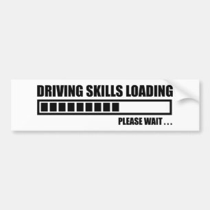 Autocollant De Voiture Compétences de conduite Chargement