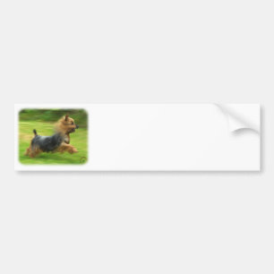 Autocollant De Voiture Conception australienne de Terrier soyeux