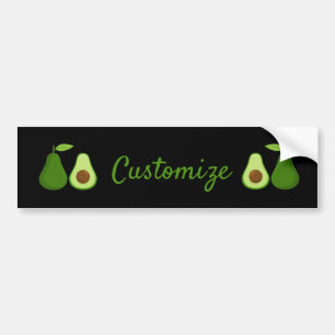 Autocollant De Voiture Conception d'Avocado Lover Thunder_Cove