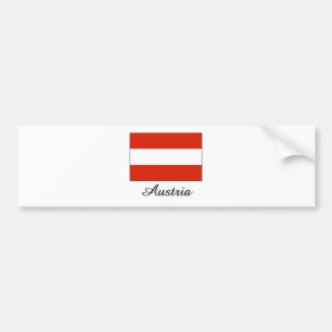 Autocollant De Voiture Conception de drapeau de l'Autriche