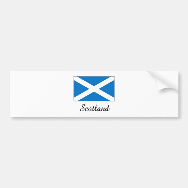 Autocollant De Voiture Conception de drapeau de l'Ecosse (Devant)