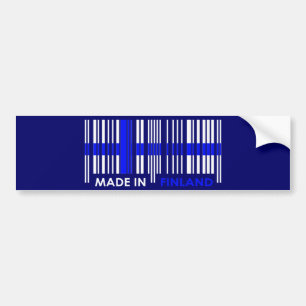 Autocollant De Voiture Conception de la FINLANDE de couleurs de drapeau