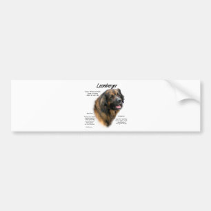 Autocollant De Voiture Conception d'histoire de Leonberger