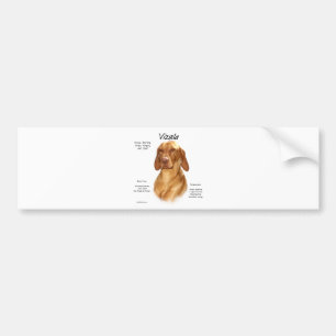 Autocollant De Voiture Conception d'histoire de Vizsla