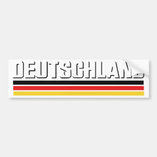 Autocollant De Voiture Conception du Deutschland !