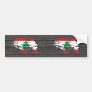 Autocollant De Voiture Conception libanaise fraîche de drapeau