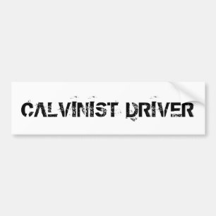Autocollant De Voiture Conducteur calviniste