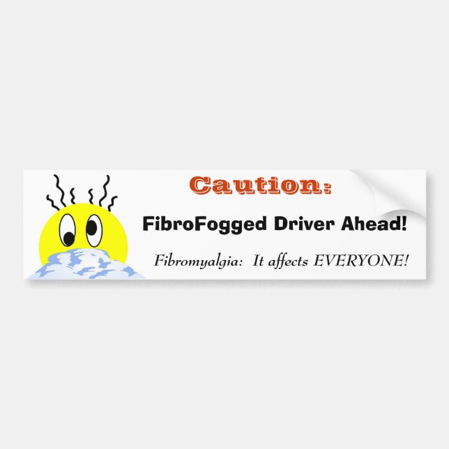 Autocollant De Voiture Conducteur de FibroFogged (Devant)