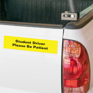 Autocollant De Voiture Conducteur élève Nouveau conducteur, Adolescent, J