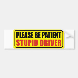Autocollant De Voiture Conducteur Idiot