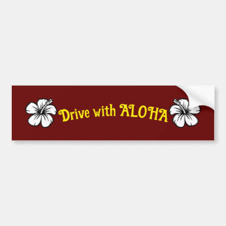 Autocollant De Voiture Conduite avec l'autocollant ALOHA Bumper