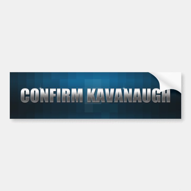 Autocollant De Voiture Confirmer Kavanaugh (Devant)