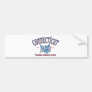 Autocollant De Voiture Connecticut