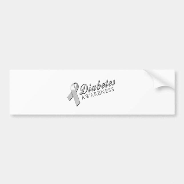 Autocollant De Voiture Conscience de diabète (Devant)