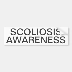 Autocollant De Voiture Conscience de scoliose