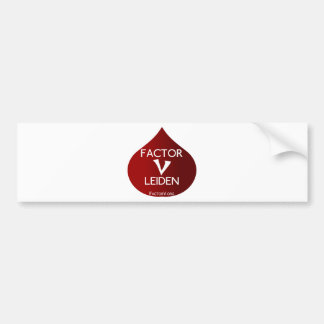 Autocollant De Voiture Conscience du facteur V Leyde