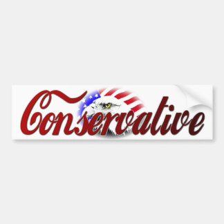 Autocollant De Voiture Conservateur avec l'Américain Eagle