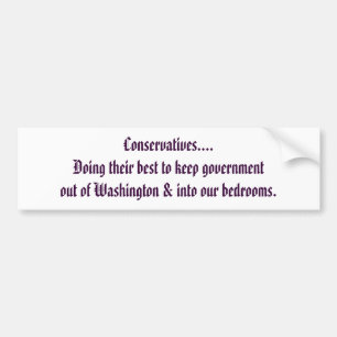 Autocollant De Voiture Conservateurs…