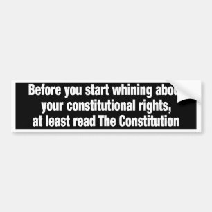 Autocollant De Voiture constitutionalrights