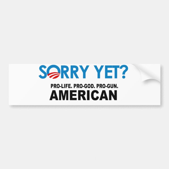 Autocollant De Voiture Contre l'avortement et l'euthanasie. Un Pro-Dieu. (Devant)