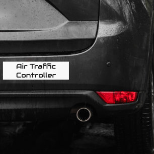 Autocollant De Voiture Contrôleur de la circulation aérienne minimaliste,