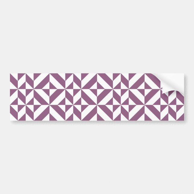 Autocollant De Voiture Cool Grape Geometric Deco Cube Pattern (Devant)