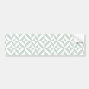 Autocollant De Voiture Cool Mint Geometric Deco Cube Pattern