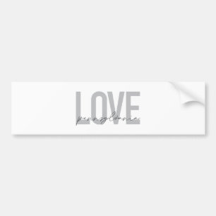 Autocollant De Voiture Cool, simple, design moderne Love Pennsylvania