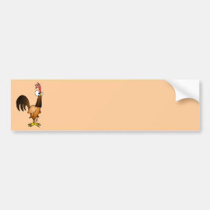 Autocollant De Voiture Coq de faire rage