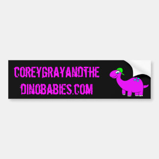 Autocollant De Voiture Corey gris et le Dinobabies