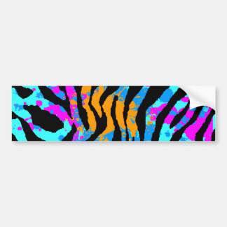 Autocollant De Voiture Corey Tiger 80s peinture éclaboussée rayures de ti