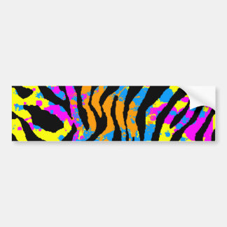 Autocollant De Voiture Corey Tiger 80s Splatter Paint Tiger Stripes