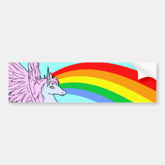 Autocollant De Voiture Corey Tiger 80s Style Vintage Unicorn Arc en ciel