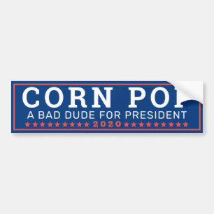Autocollant De Voiture Corn Pop pour le président