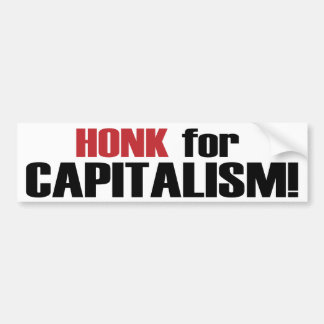 Autocollant De Voiture Cornement pour le capitalisme !