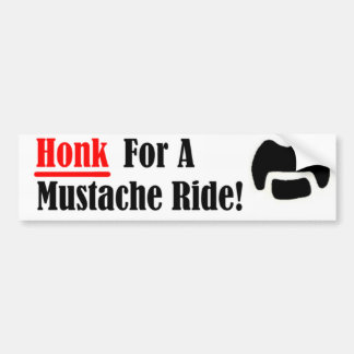 Autocollant De Voiture Cornement pour un tour de moustache