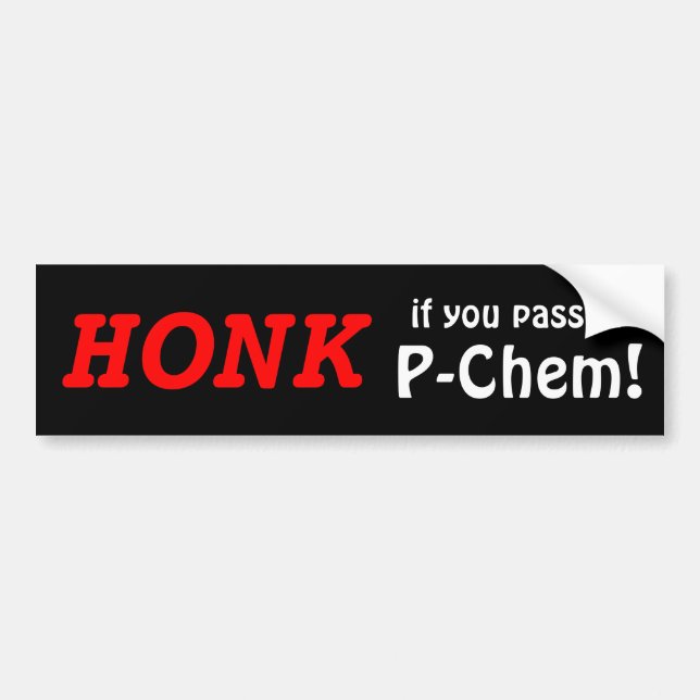 Autocollant De Voiture CORNEZ si vous passiez P-Chem ! (rouge/noir) (Devant)
