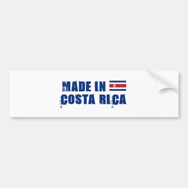 AUTOCOLLANT DE VOITURE COSTA RICA (Devant)